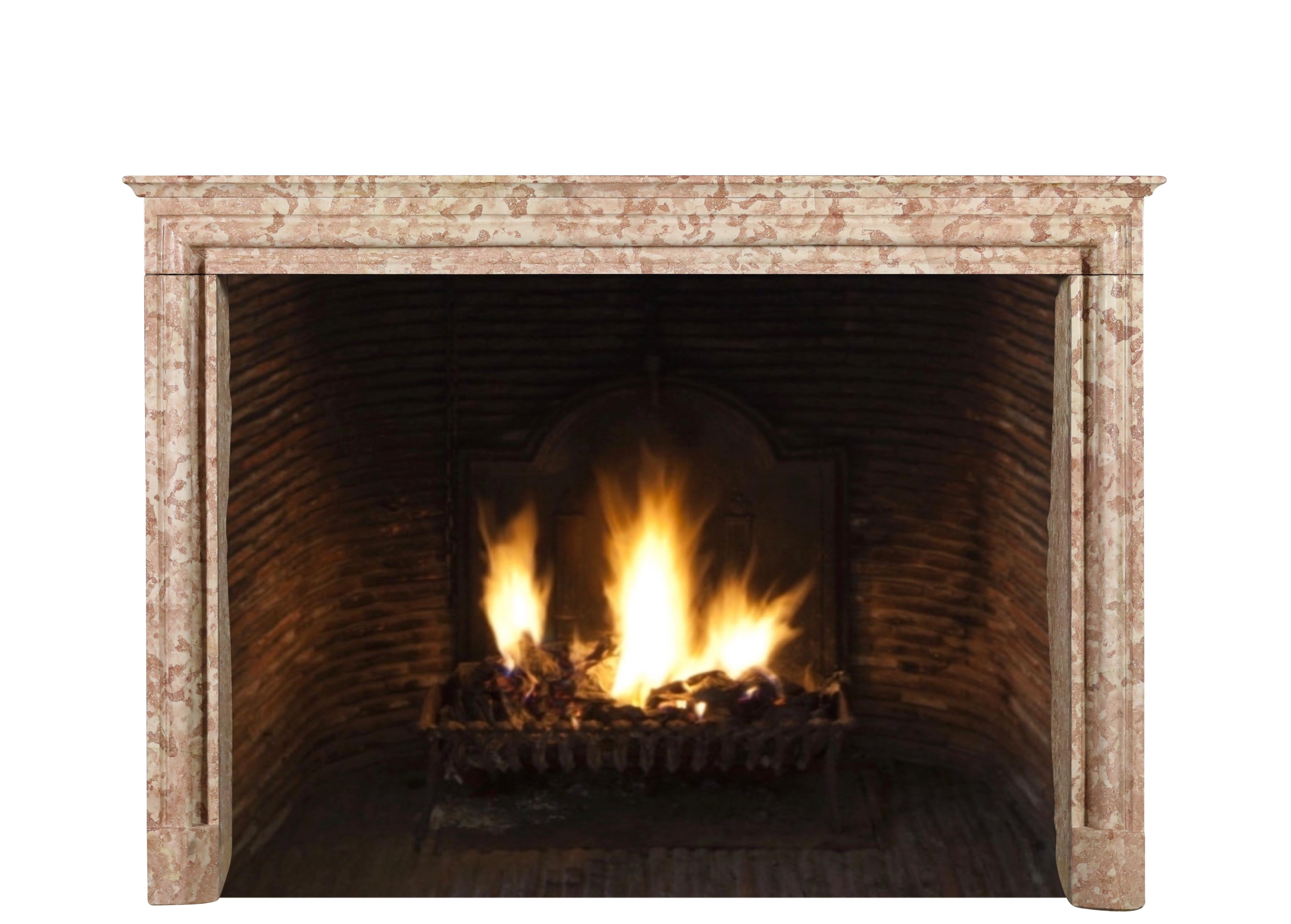Marble Fireplace Frame From France For Timeless Bespoke Design Project For Sale 5