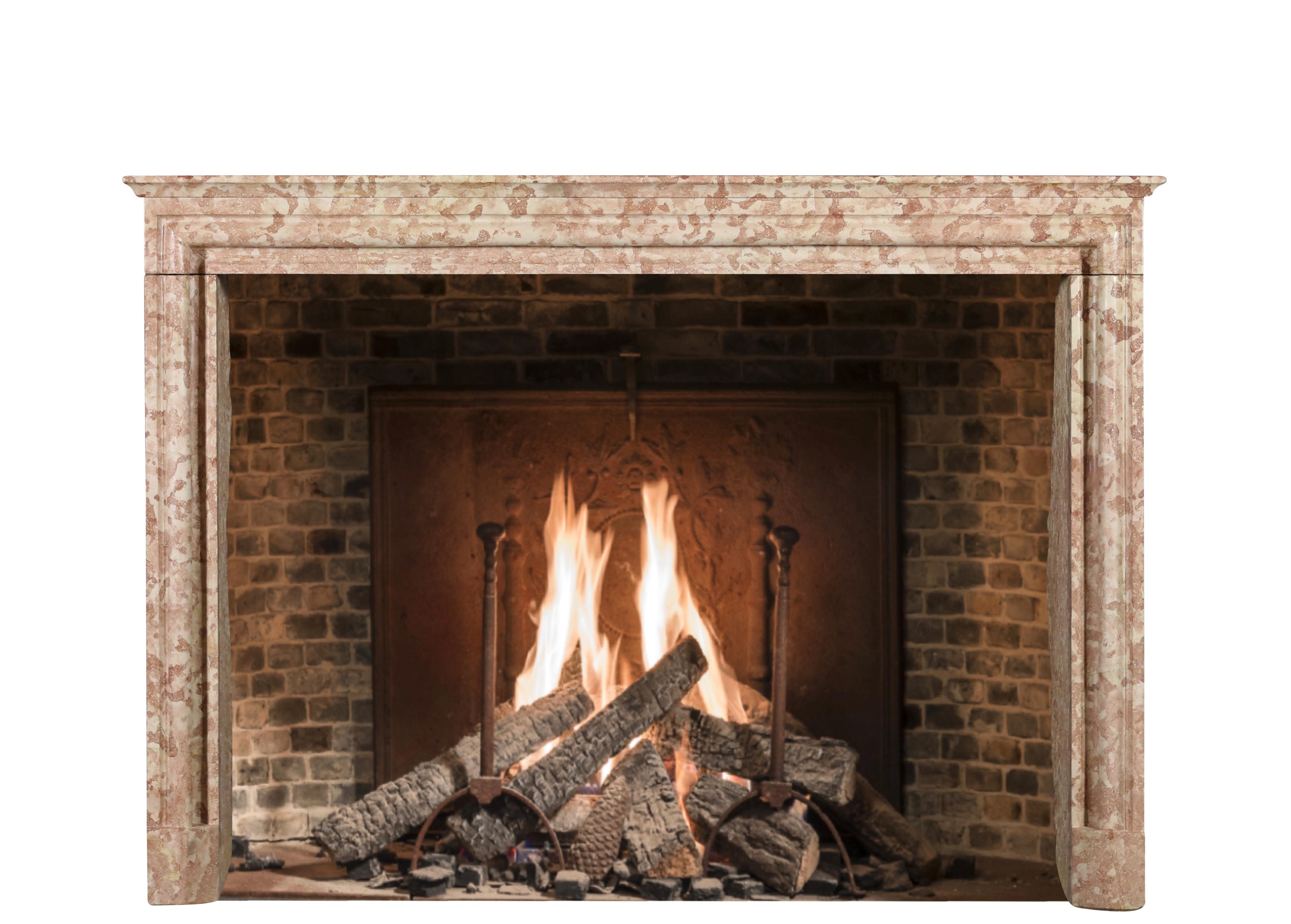 Marble Fireplace Frame From France For Timeless Bespoke Design Project For Sale 6