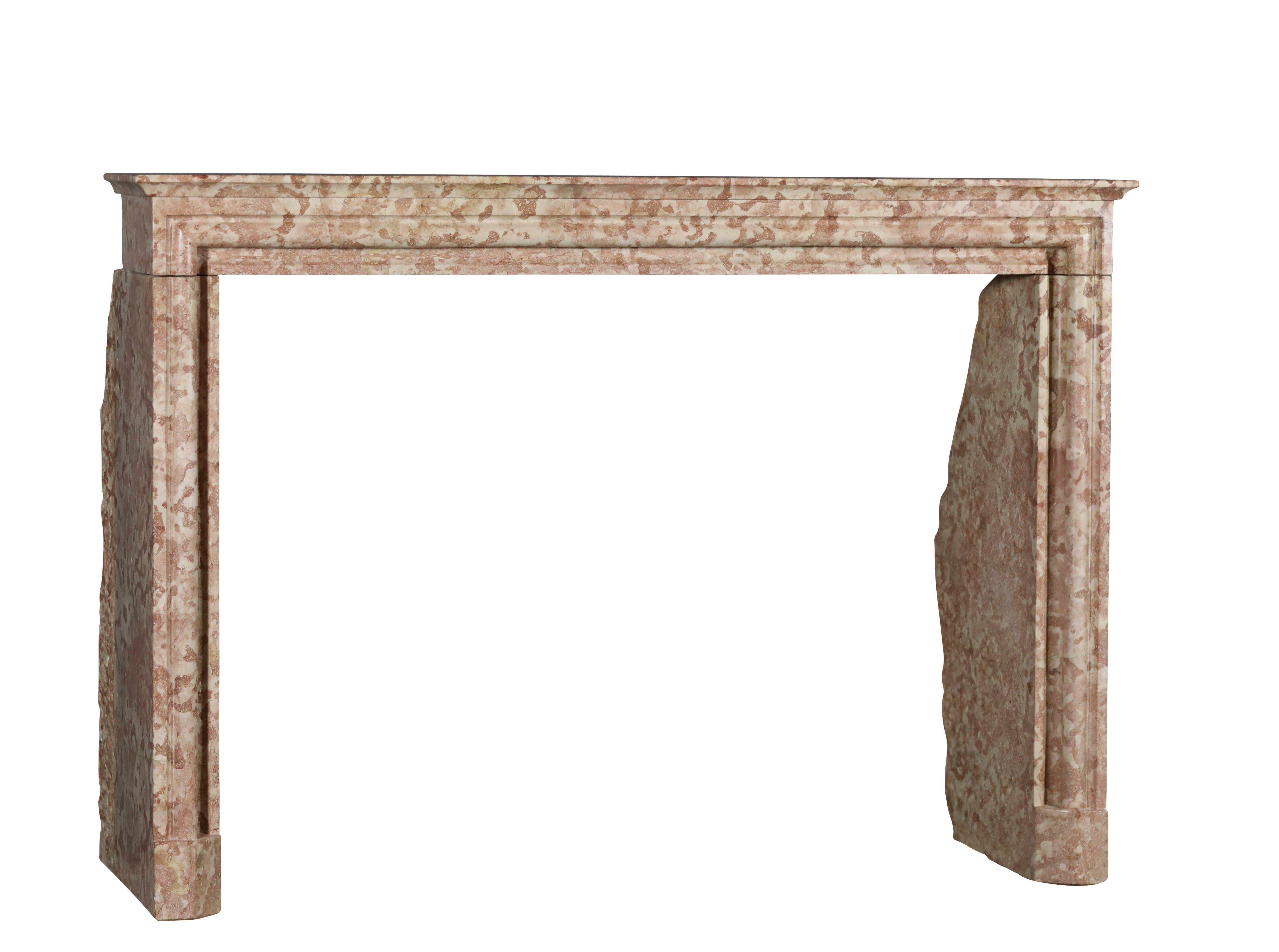 19th Century Marble Fireplace Frame From France For Timeless Bespoke Design Project For Sale