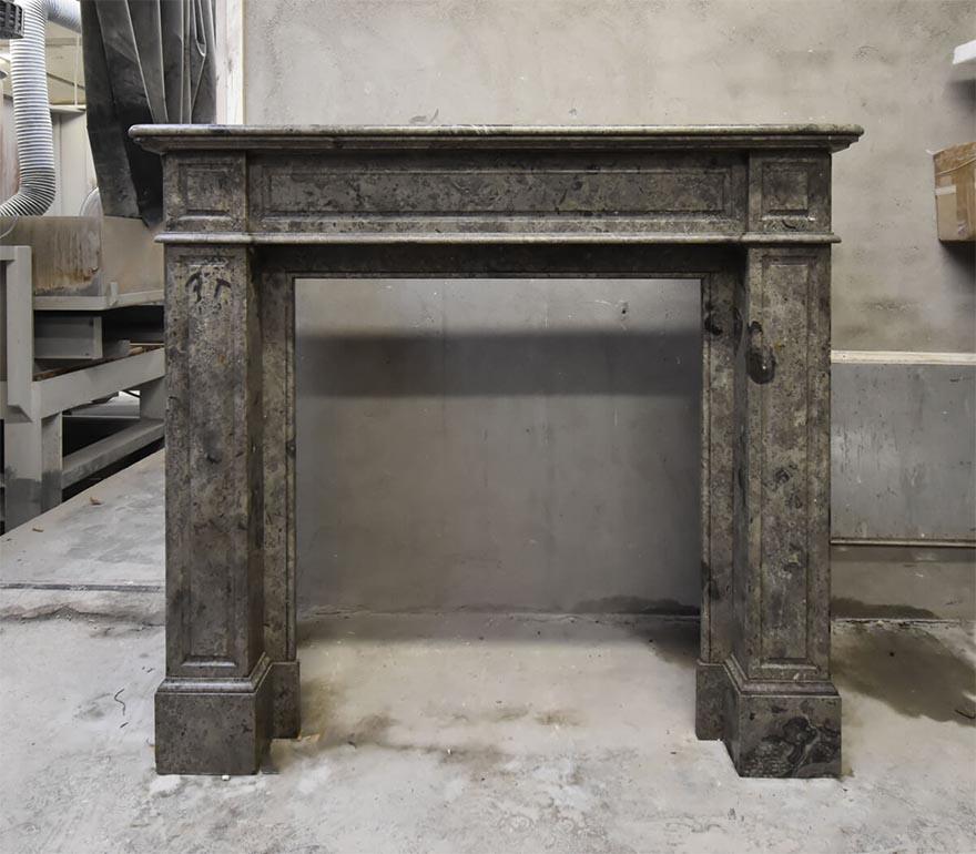 Belgian Marble fireplace mantel 19th Century For Sale