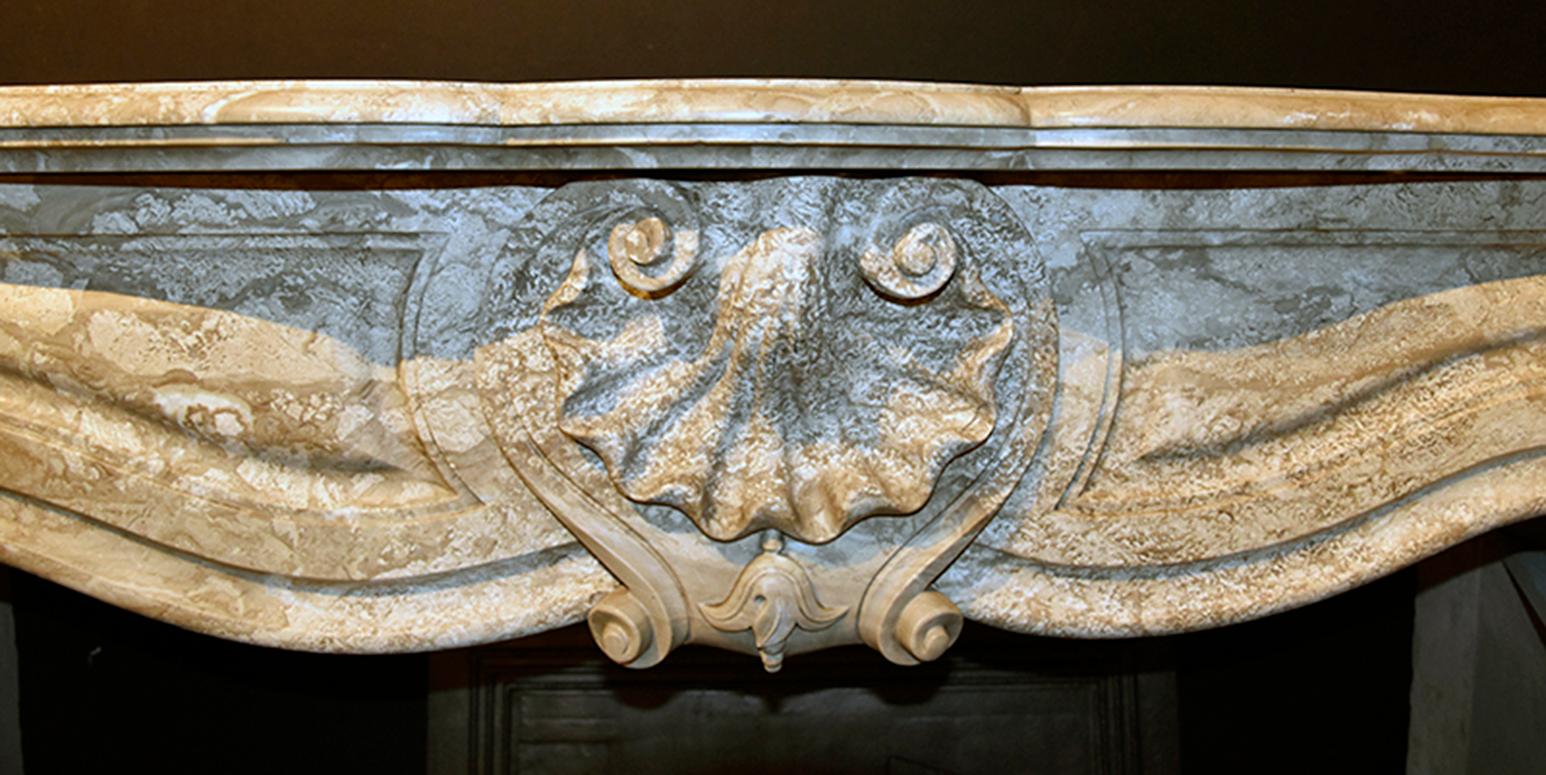 Marble Fireplace Mantel, 19th Century 1