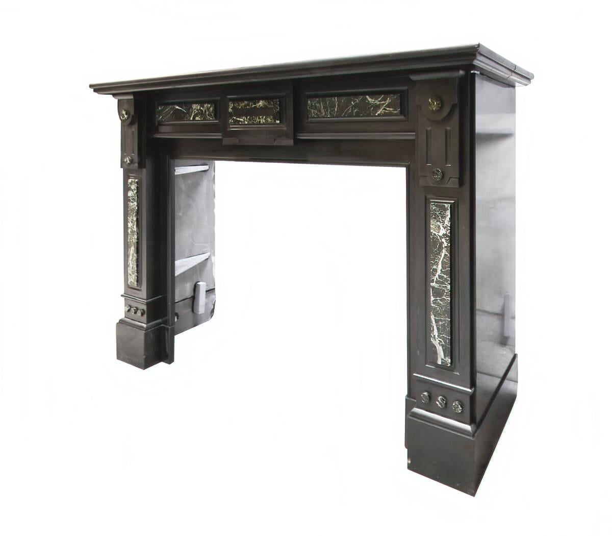 Late 19th Century Marble fireplace mantel 19th Century For Sale
