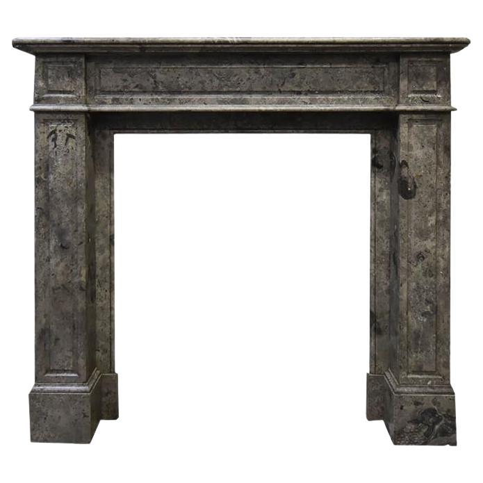 Marble fireplace mantel 19th Century For Sale