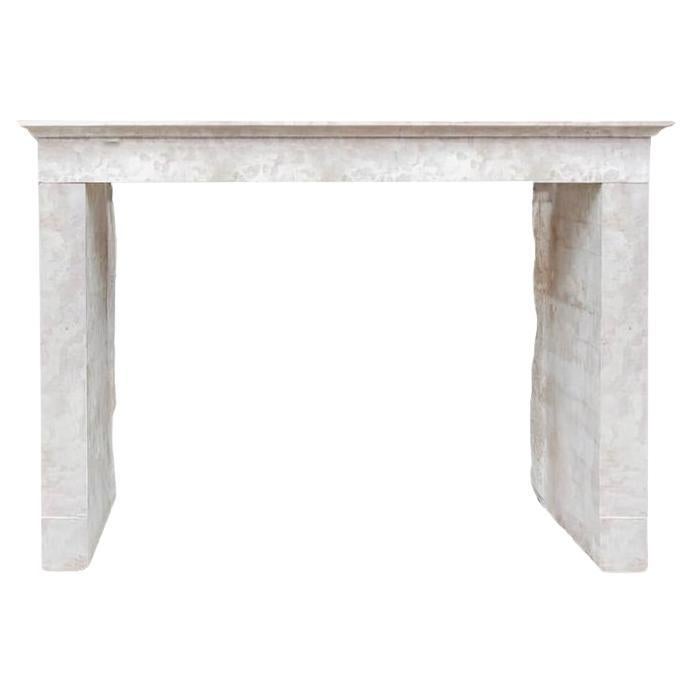 Marble fireplace mantel 19th Century For Sale