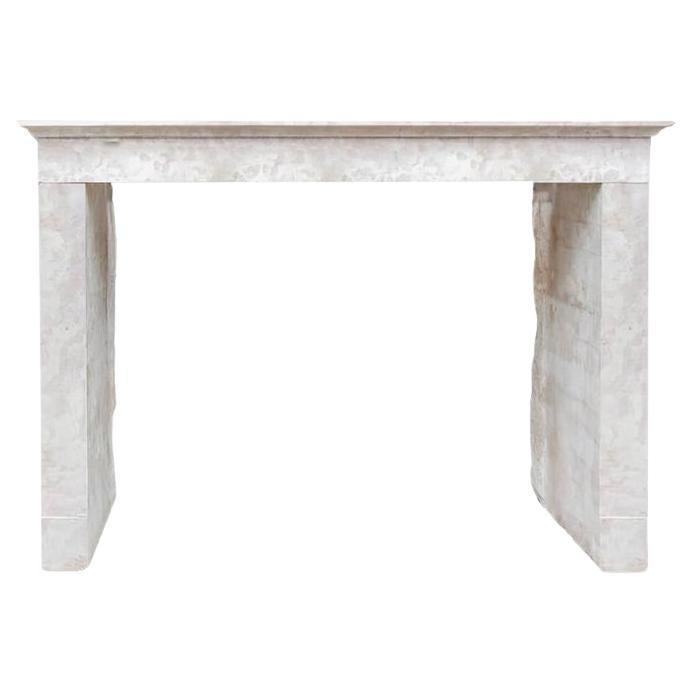 Marble fireplace mantel 19th Century