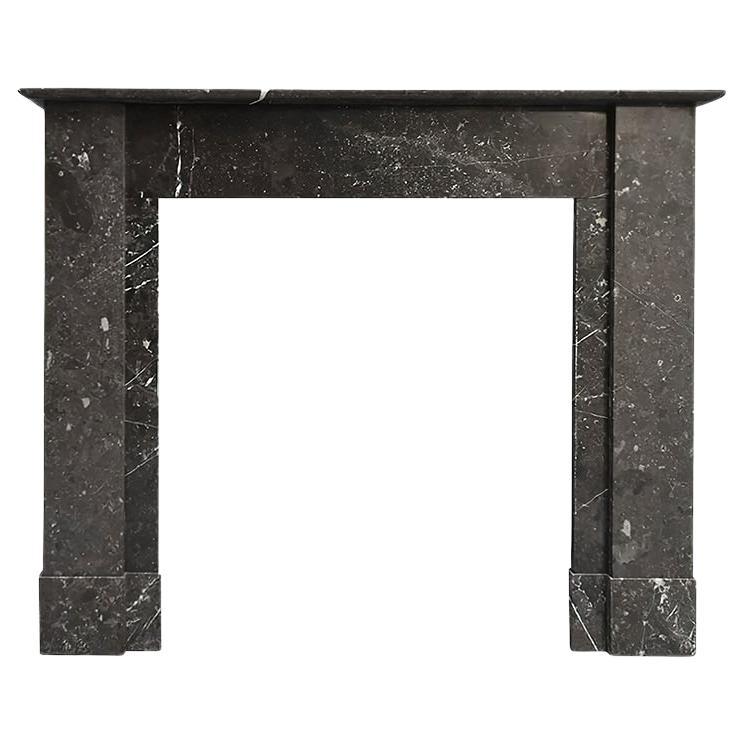 Marble fireplace mantel 20th Century For Sale