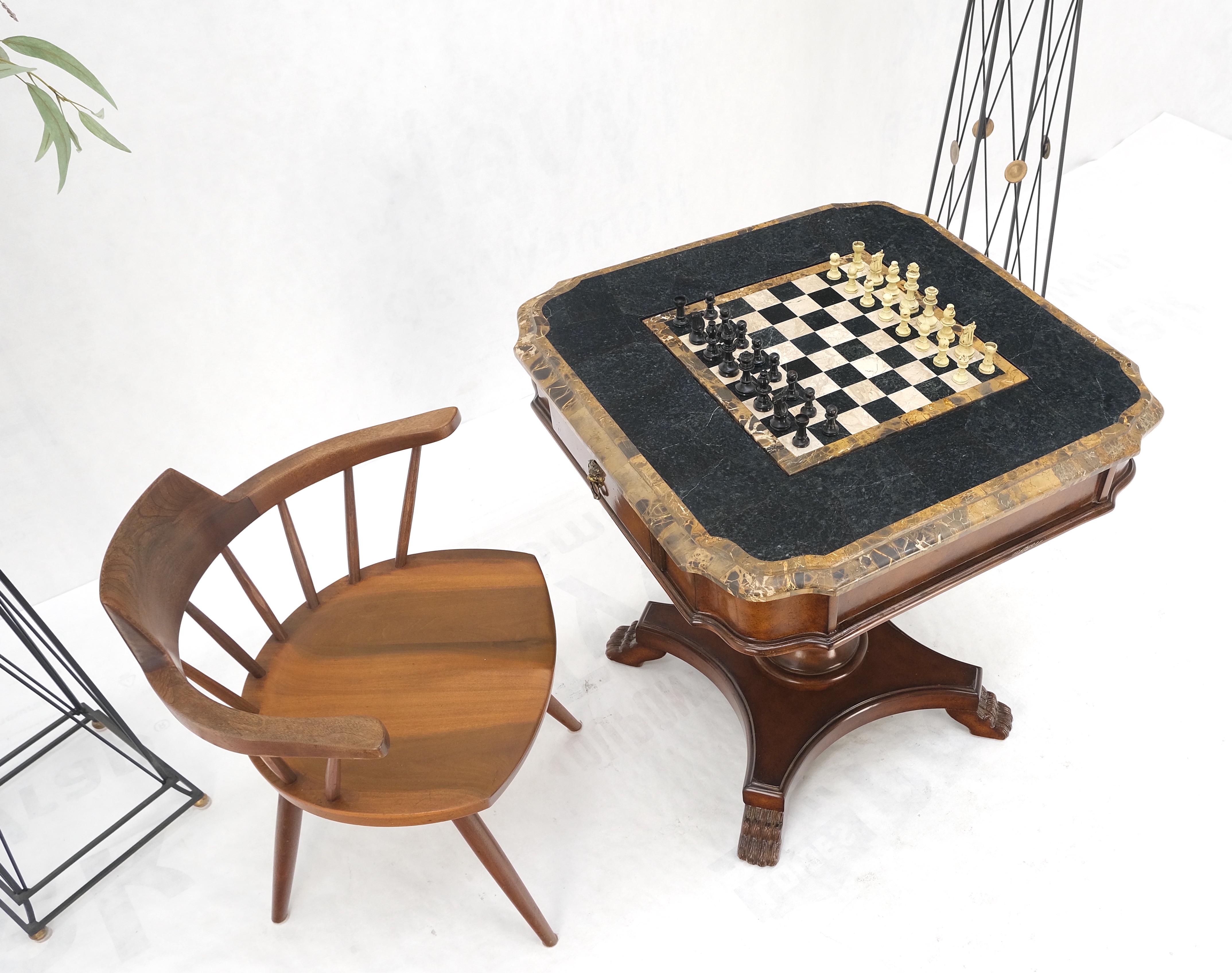 chess marble table