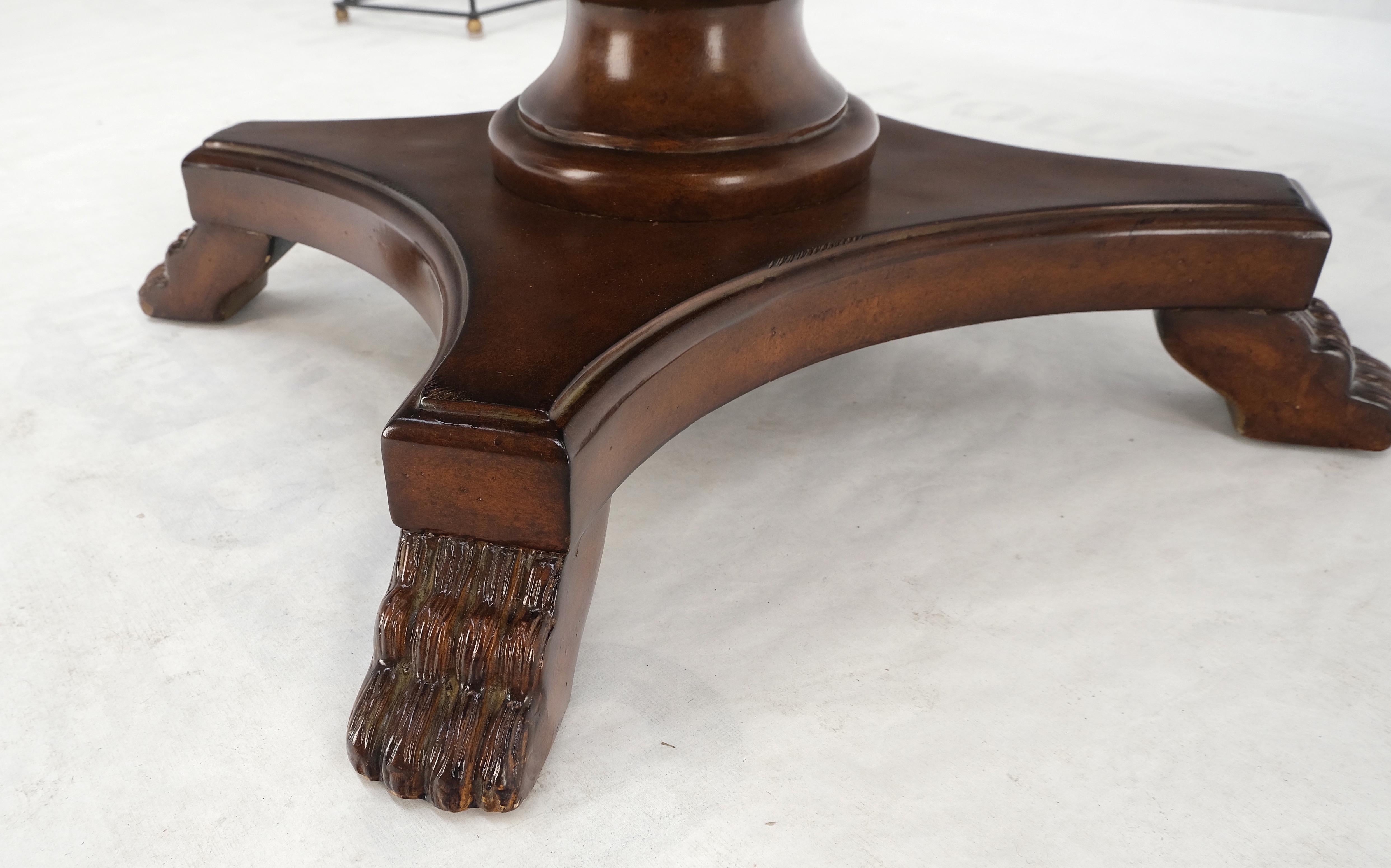 20th Century Marble Flip Top Backgammon Chess Board Mahogany Game Table Maitland Smith MINT!