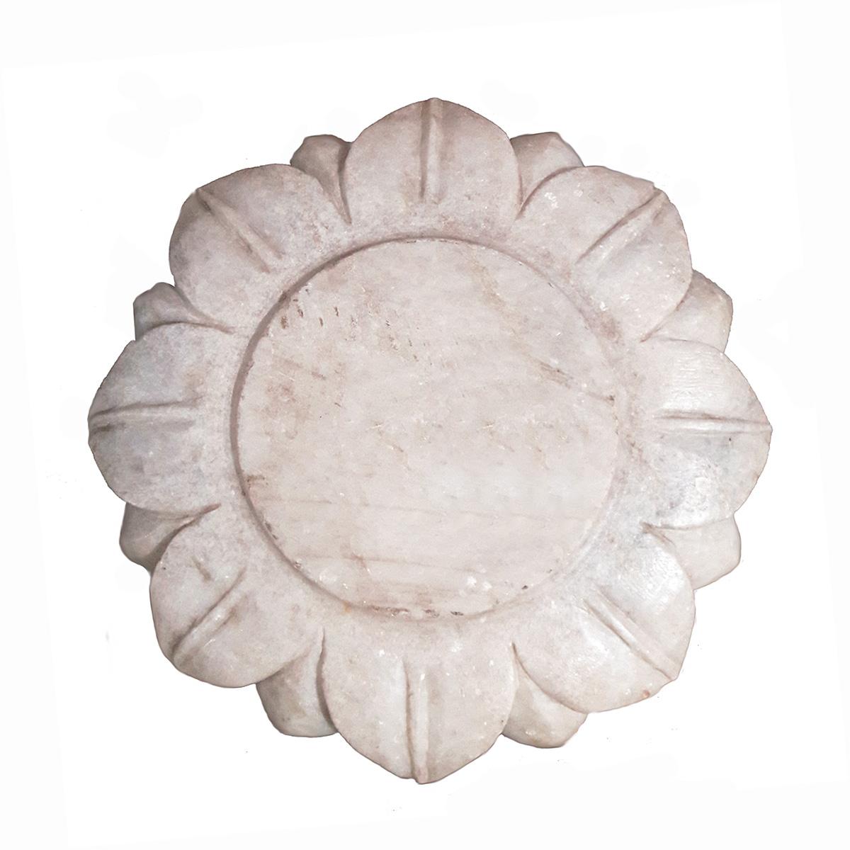 marble lotus flower