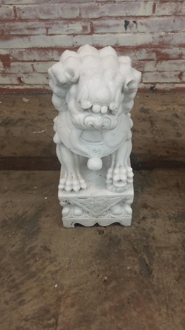 Marble Foo Dogs For Sale at 1stdibs