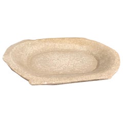Marble Food Offering Bowl, India, 19th Century