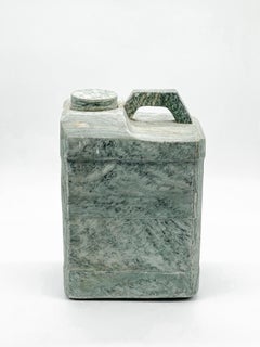 Sculpture in Marble- Fuel Tank - One-Off Handmade green Decorative Art