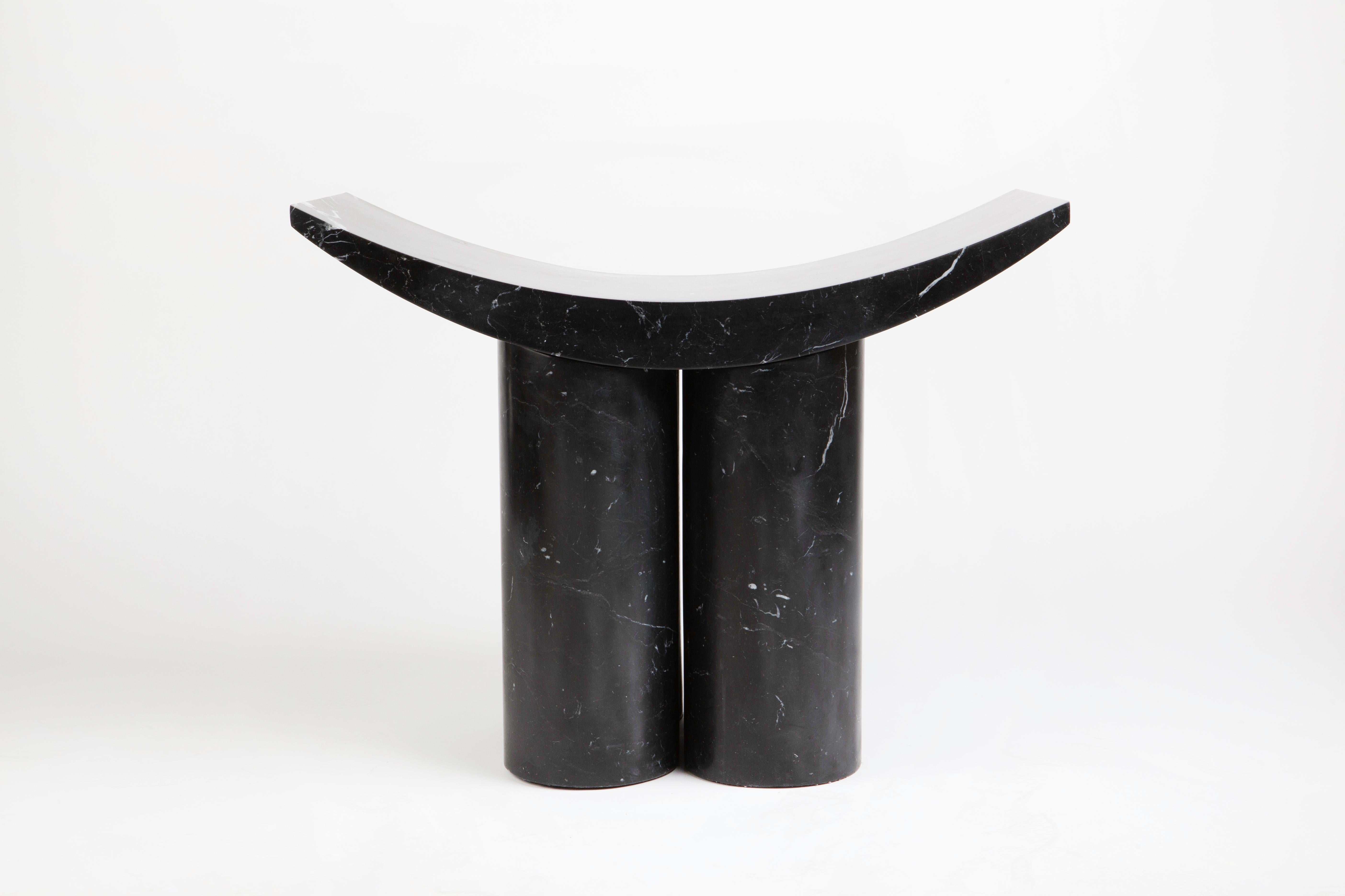 Marble Gamma Stool by Pietro Franceschini In New Condition For Sale In Geneve, CH