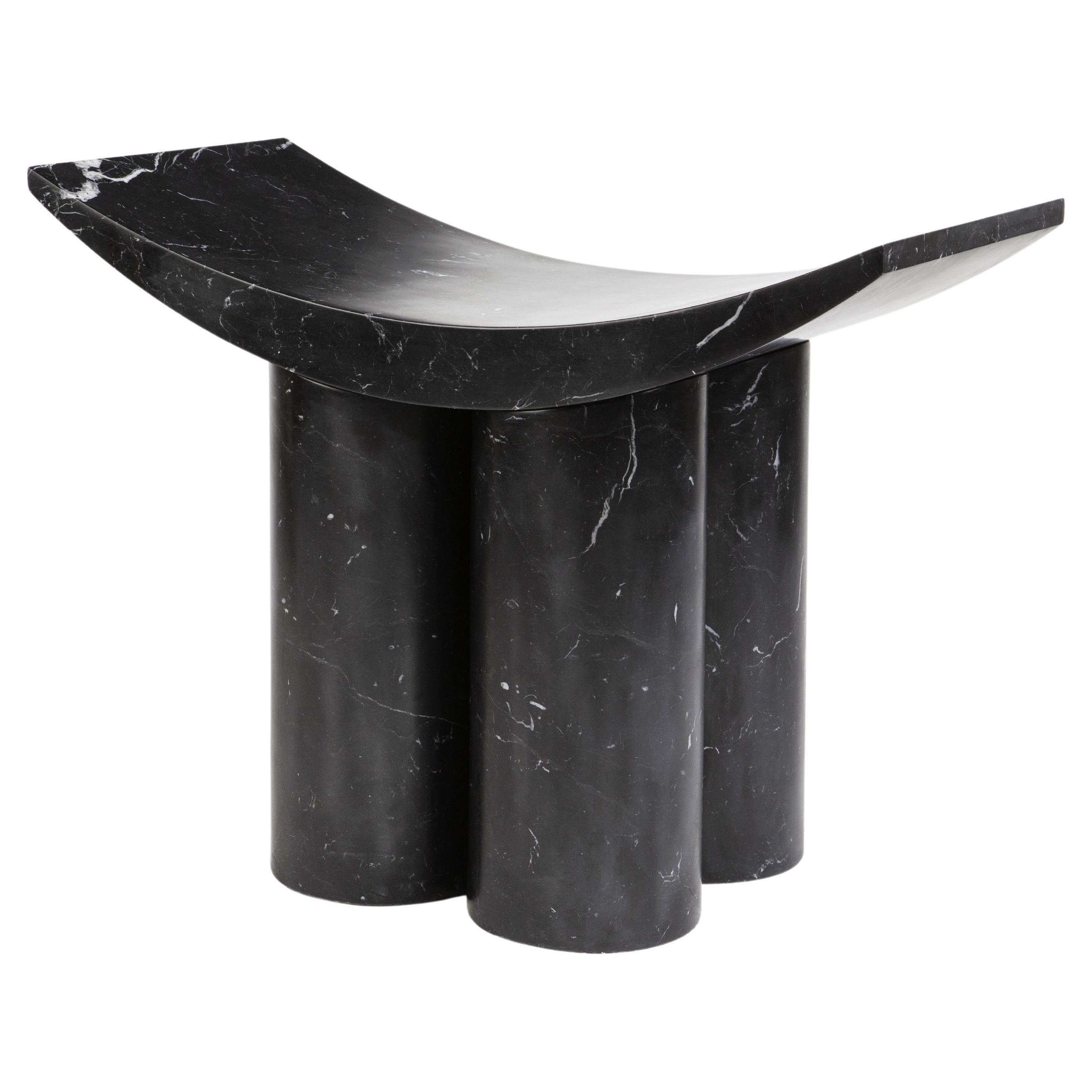 Marble Gamma Stool by Pietro Franceschini For Sale