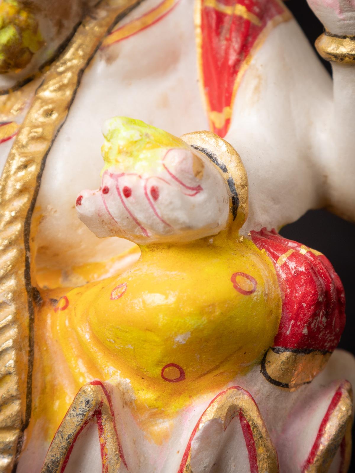 statue de Ganesh en marbre provenant d'Inde - Bouddhas originaux 11