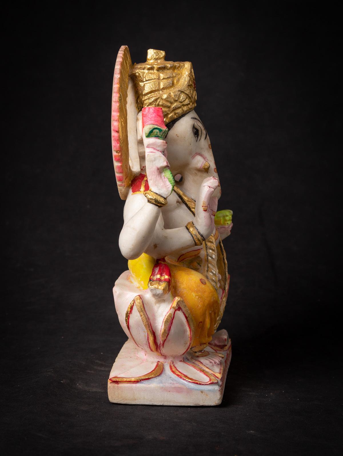 XXIe siècle et contemporain statue de Ganesh en marbre provenant d'Inde - Bouddhas originaux