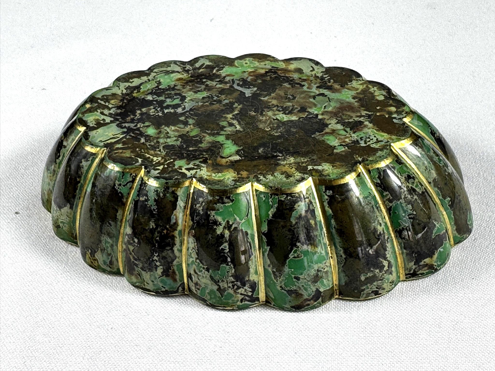 Jarra de cristal de mármol (Chinoiserie) Única S. XIX-XX en venta 10