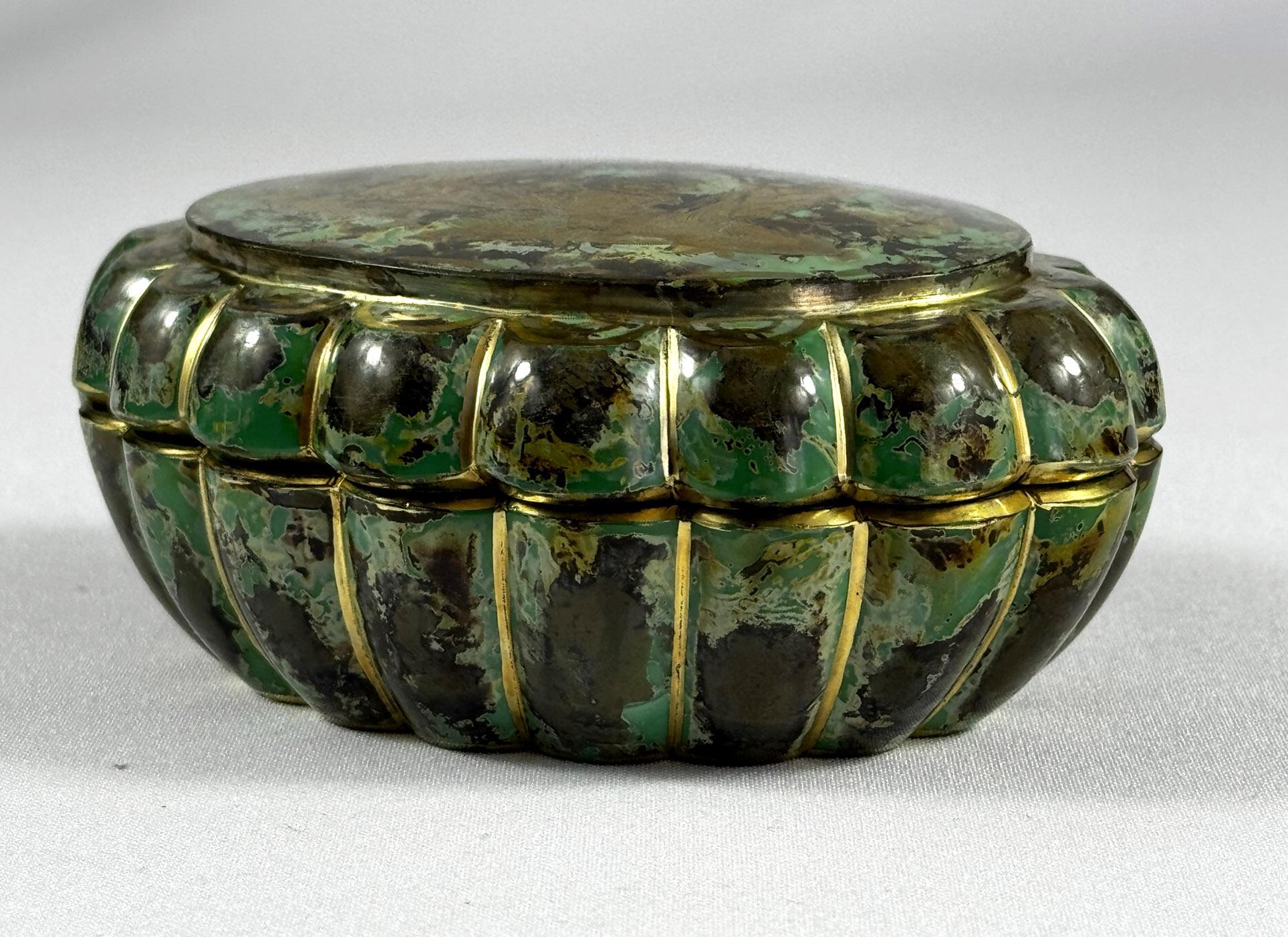 Jarra de cristal de mármol (Chinoiserie) Única S. XIX-XX siglo XX en venta