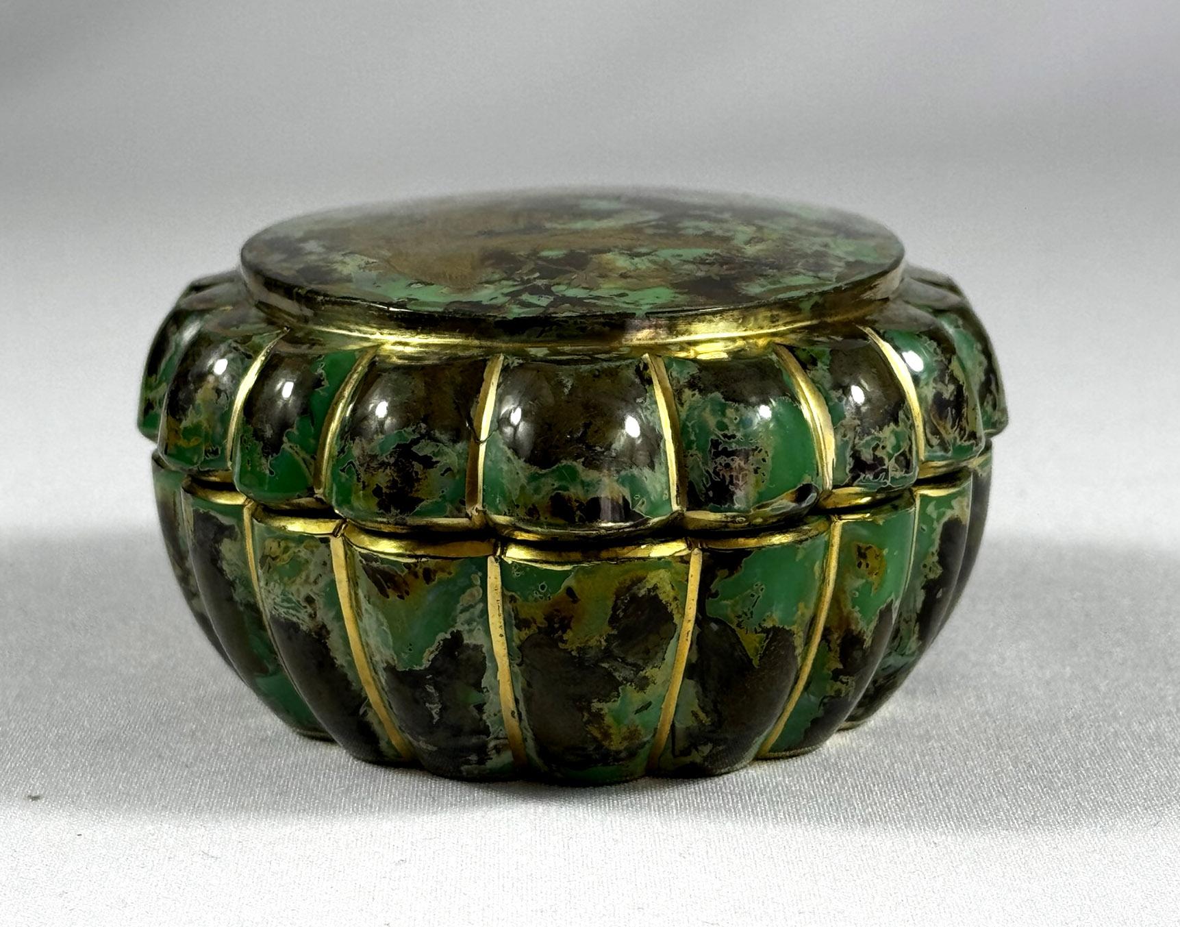 Jarra de cristal de mármol (Chinoiserie) Única S. XIX-XX Vidrio en venta