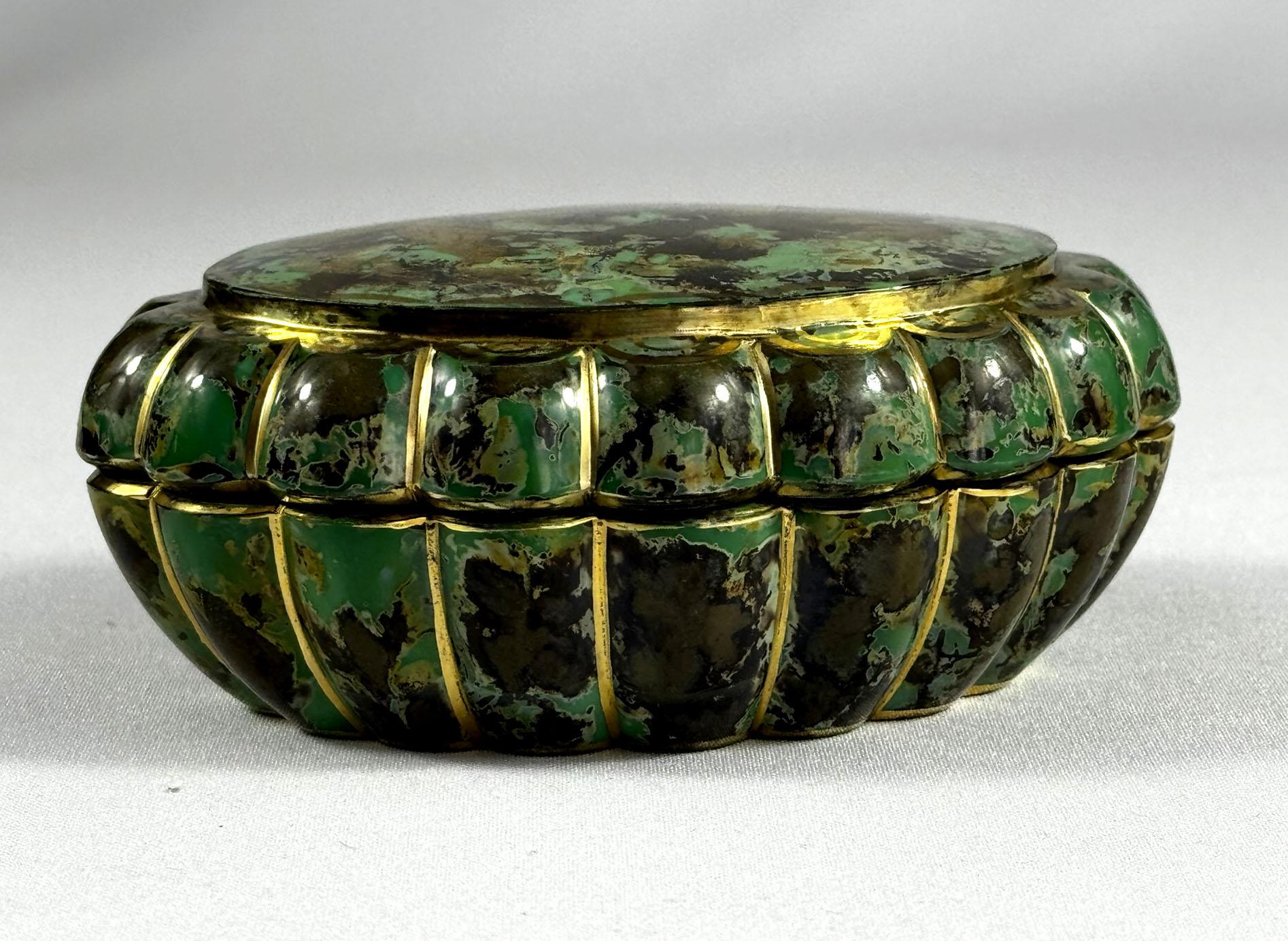 Jarra de cristal de mármol (Chinoiserie) Única S. XIX-XX en venta 1