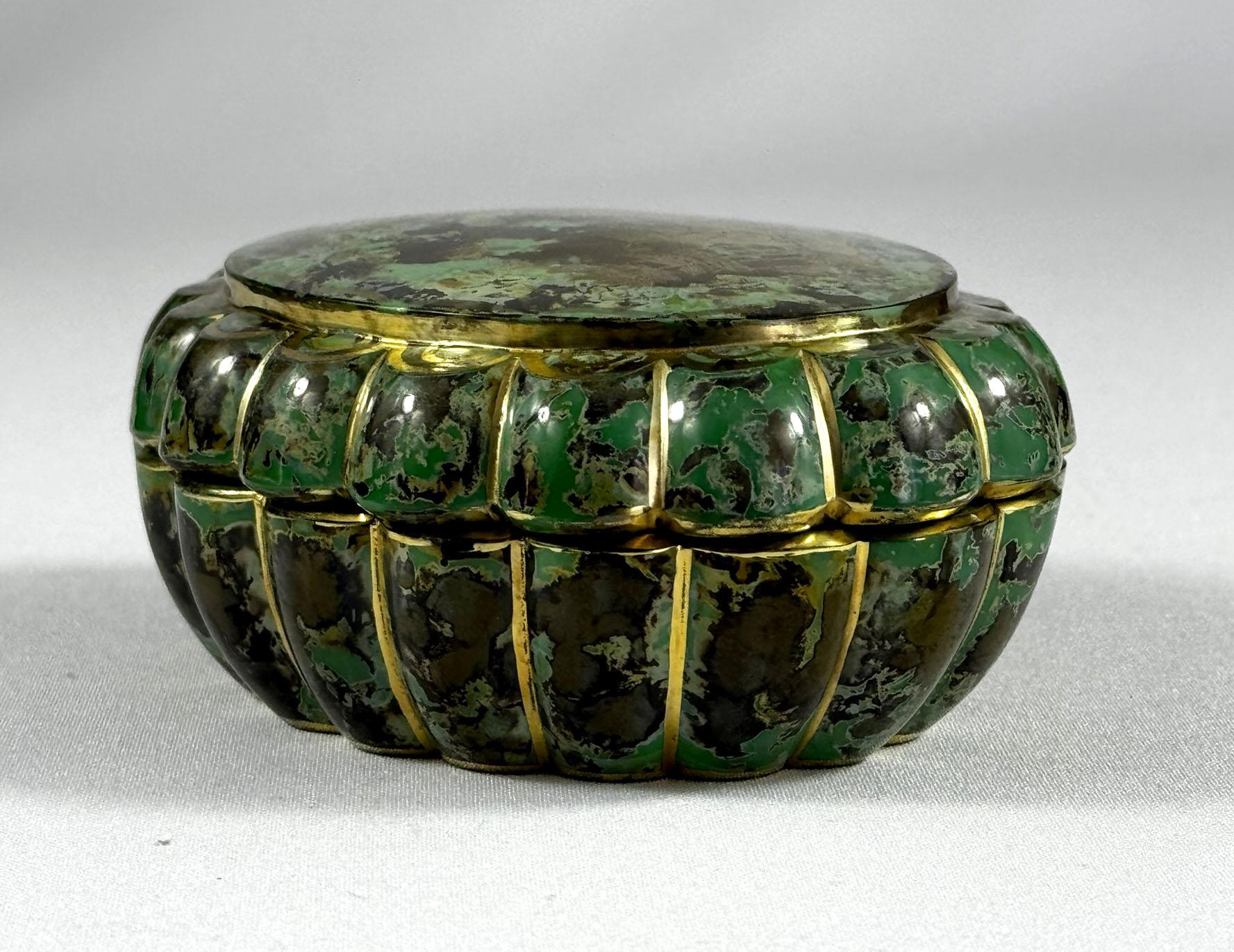 Jarra de cristal de mármol (Chinoiserie) Única S. XIX-XX en venta 2