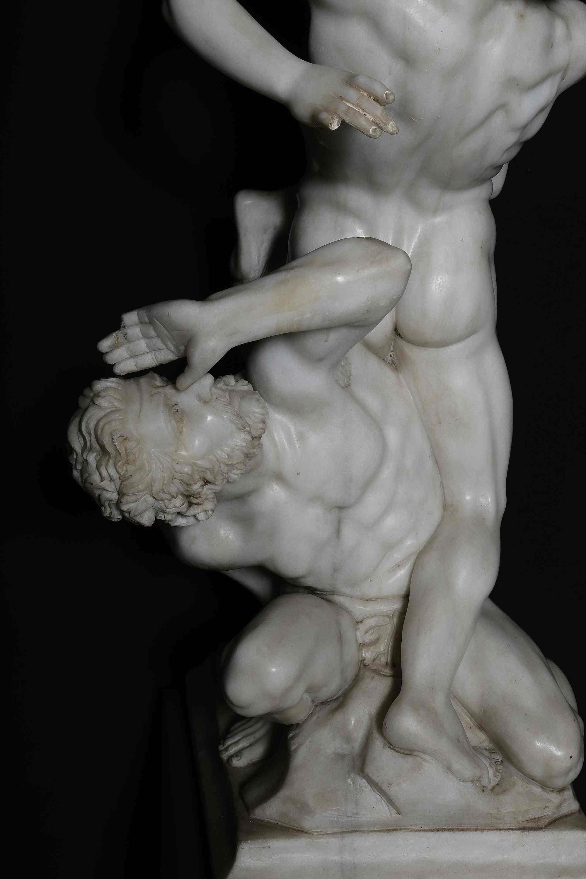 Italian Marble group after Giambologna, 