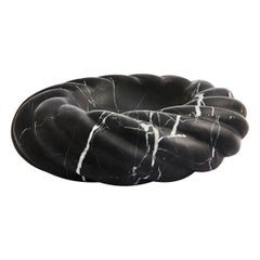 Marble Hand Carved Rope Bowl by Greg Natale