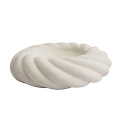 Marble Hand Carved Rope Bowl by Greg Natale