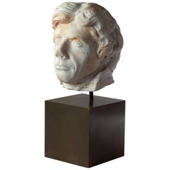 A Marble Head of Admiral Lord Nelson