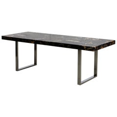 Marble-Infused Coffee Table