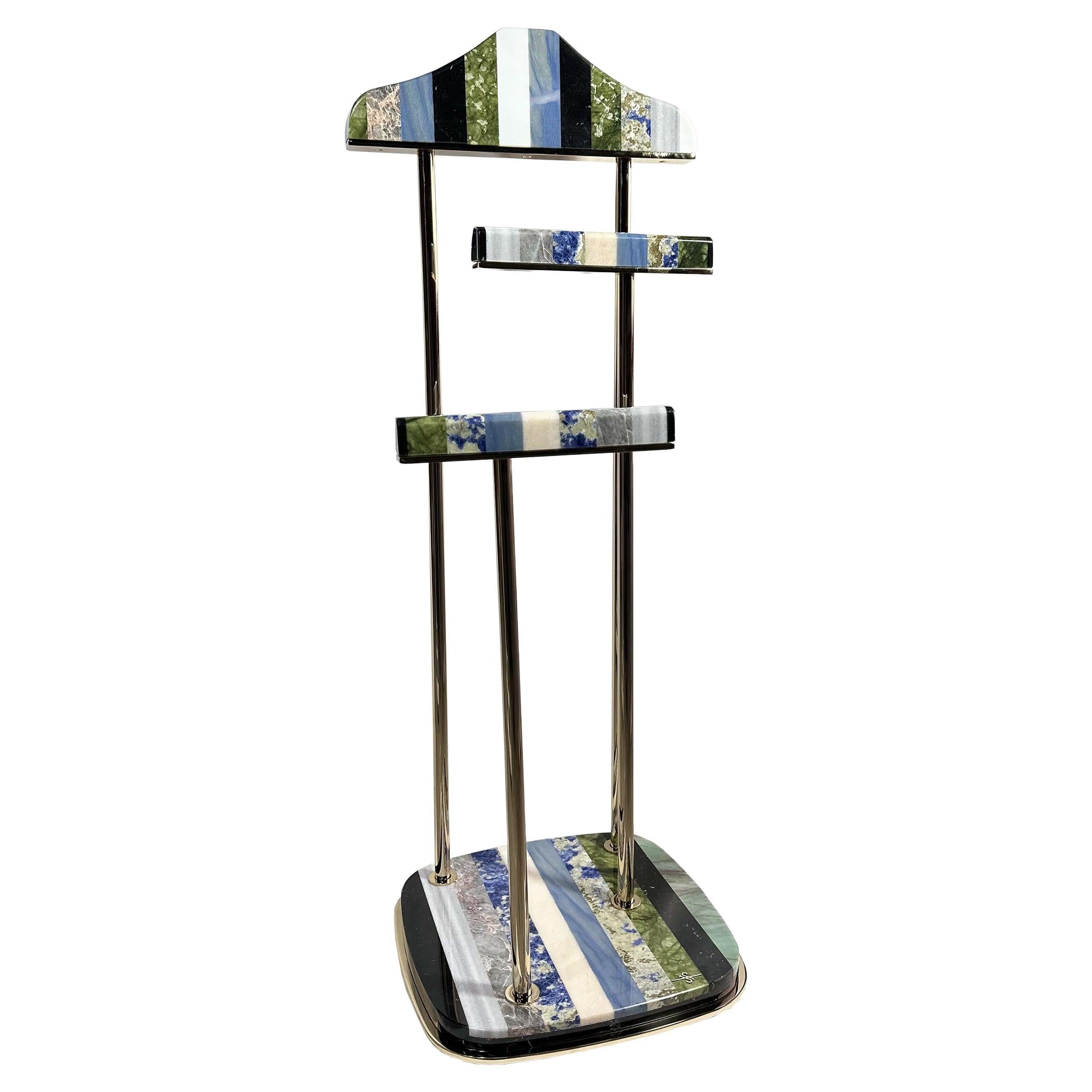 Marble Inlay Garment Rack by Euromarmi Store