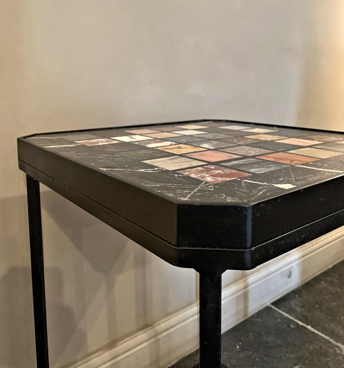 Marble Intarsia Side Table 3