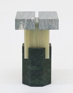 Marble Ionik Chroma Stool by Oeuffice