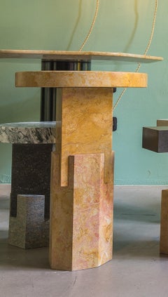 Marble Ionik Side Table by Oeuffice