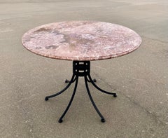 Marble + Iron Cleo Baldon-Style Dining Table + French Bistro Chairs