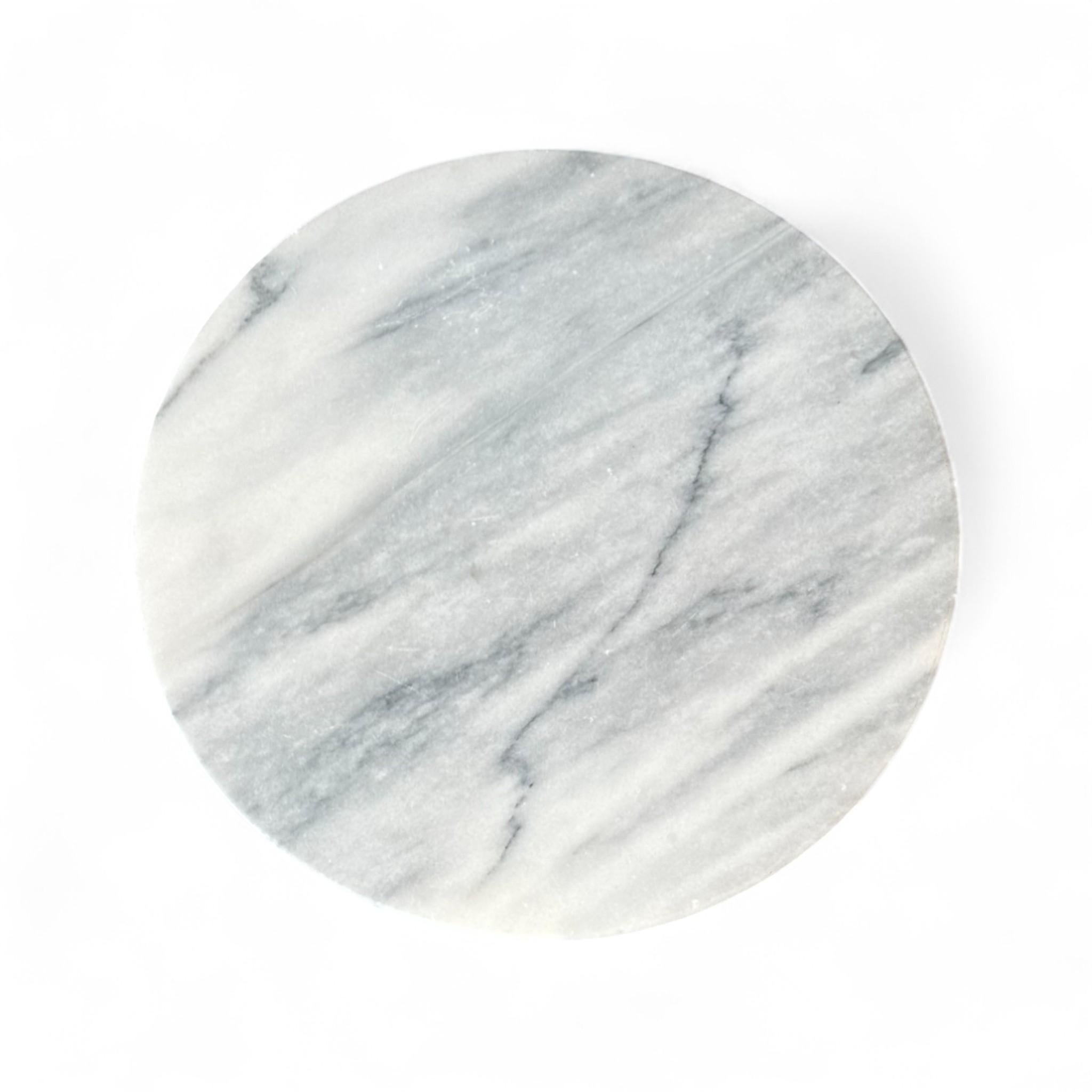 Fin du 20e siècle Marble & Iron Side Table en vente