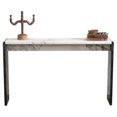 Japanese Jointed Marble Sculptural Console Table