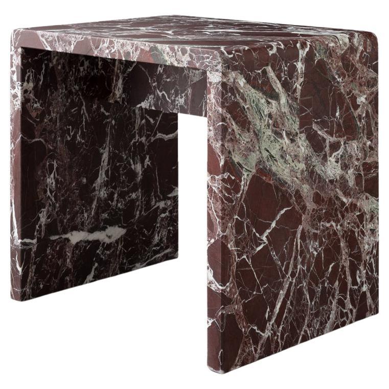 Japanese Jointed Marble Sculptural Stool / Side Table