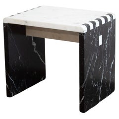 Japanese Jointed Marble Sculptural Stool / Side Table