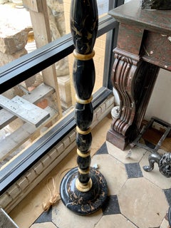 Early 20th Century Marble Lamp from Portugal