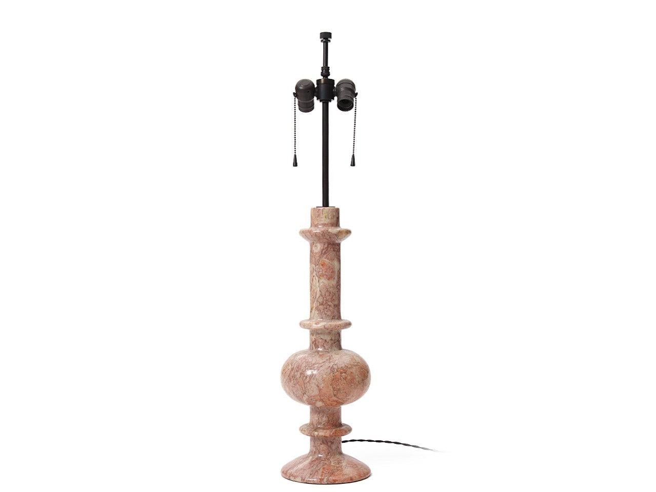 Italian Marble Lamp from Italy For Sale