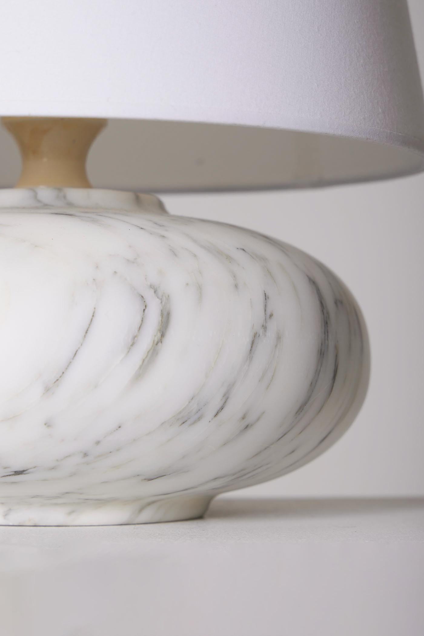 20th Century Marble lamp  For Sale