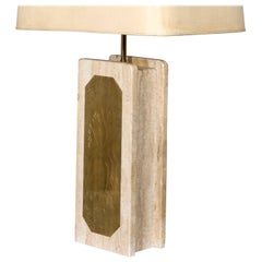 Marble lamps signed Georges Mathias