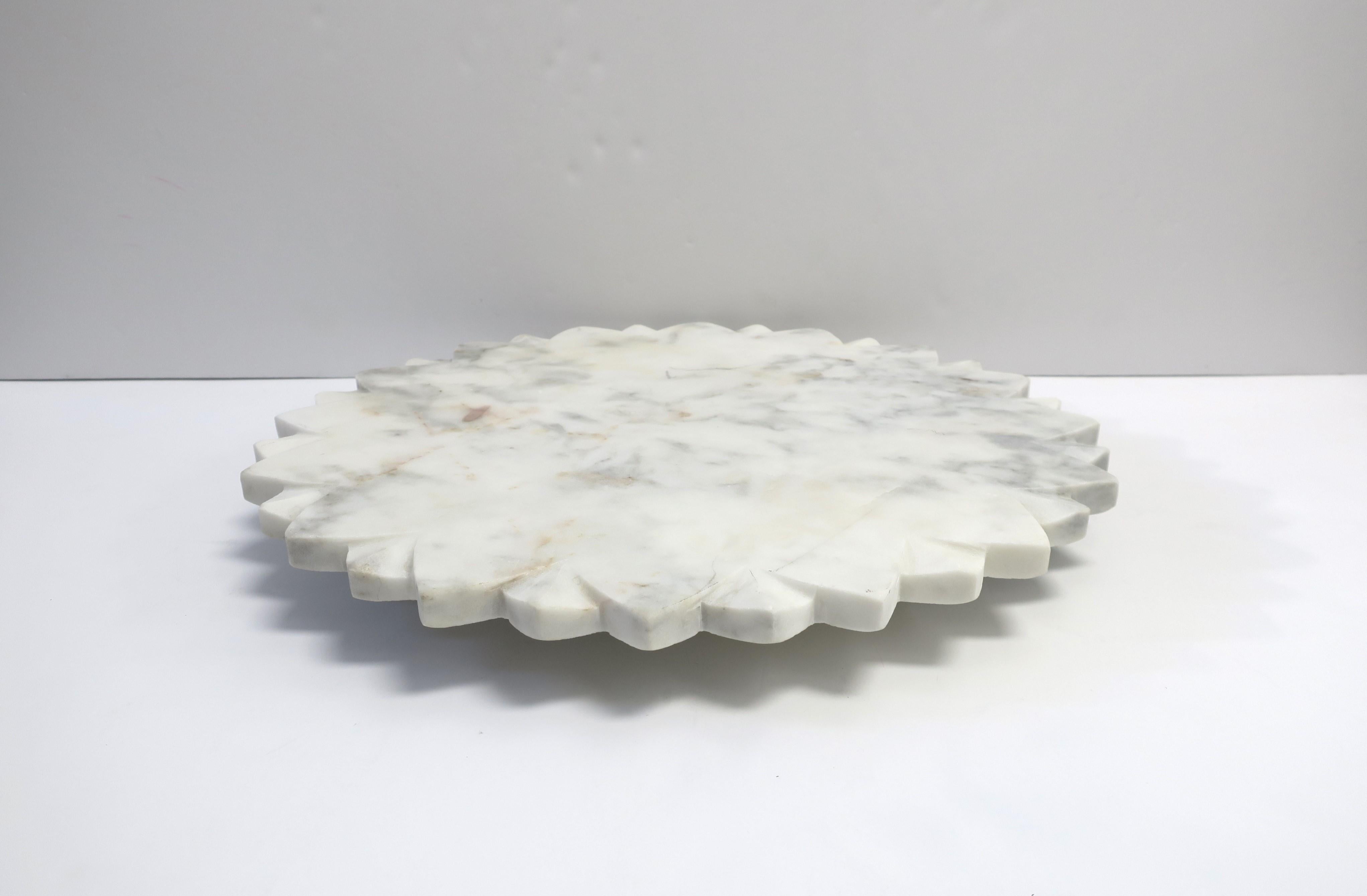 Marble Lazy Susan In Good Condition For Sale In New York, NY