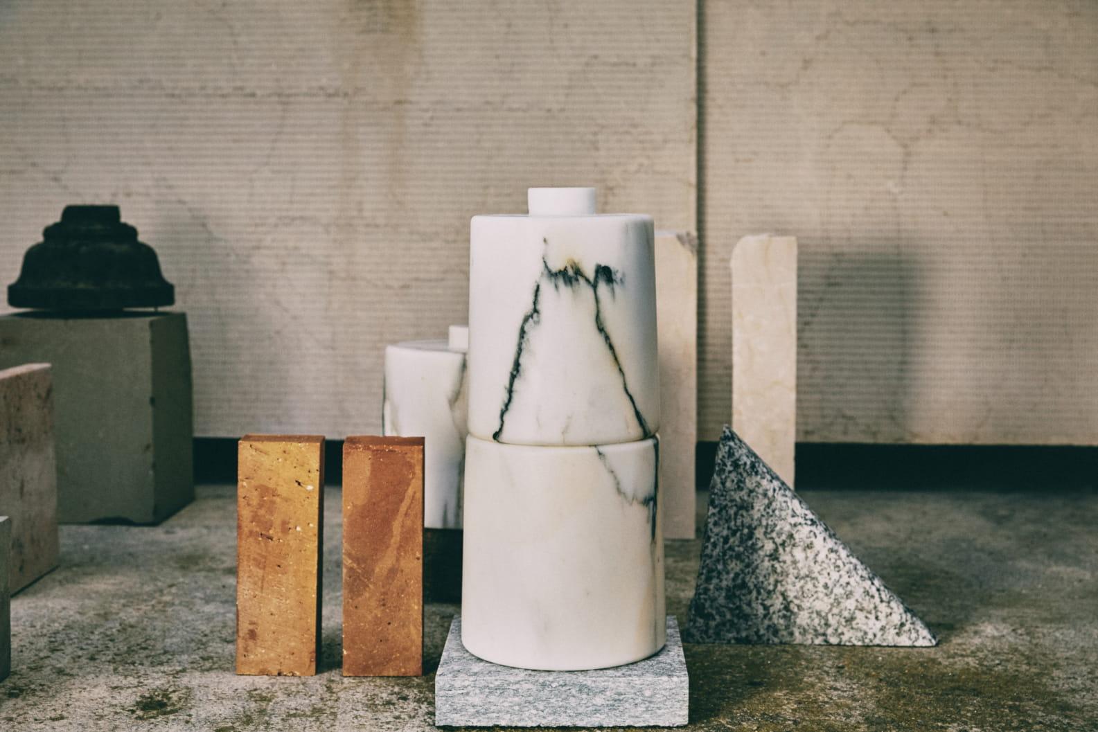 italien Table basse en marbre de Samuele Brianza en vente