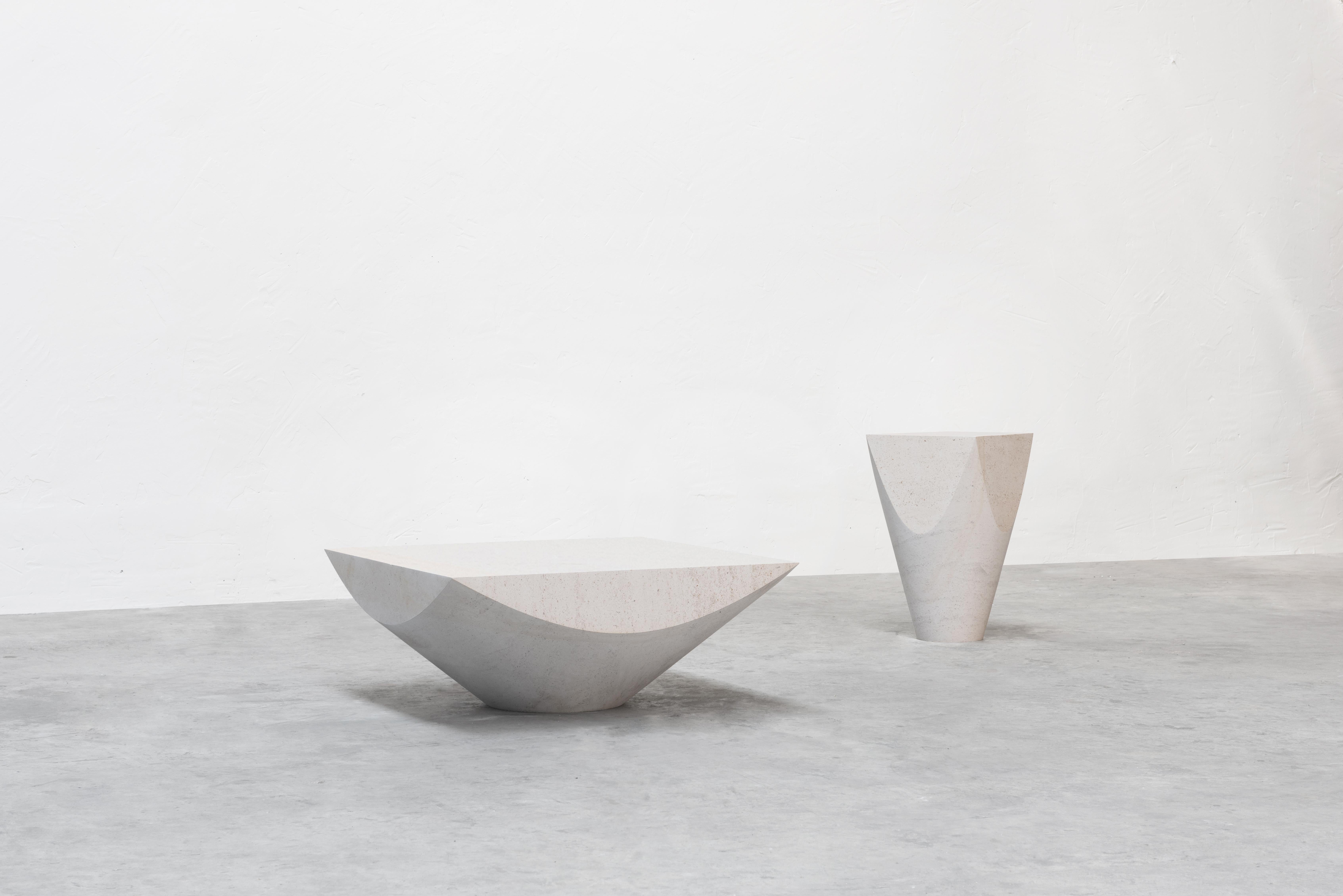 ARCH
Low Table designed by Frédéric Saulou

Limited edition of 12
Buffon marble limestone

H. 30 x 80 x 80 cm

-----
French Designer Frédéric Saulou, born in 1989, come from in Applied Arts formations and French academy of Fine Arts to