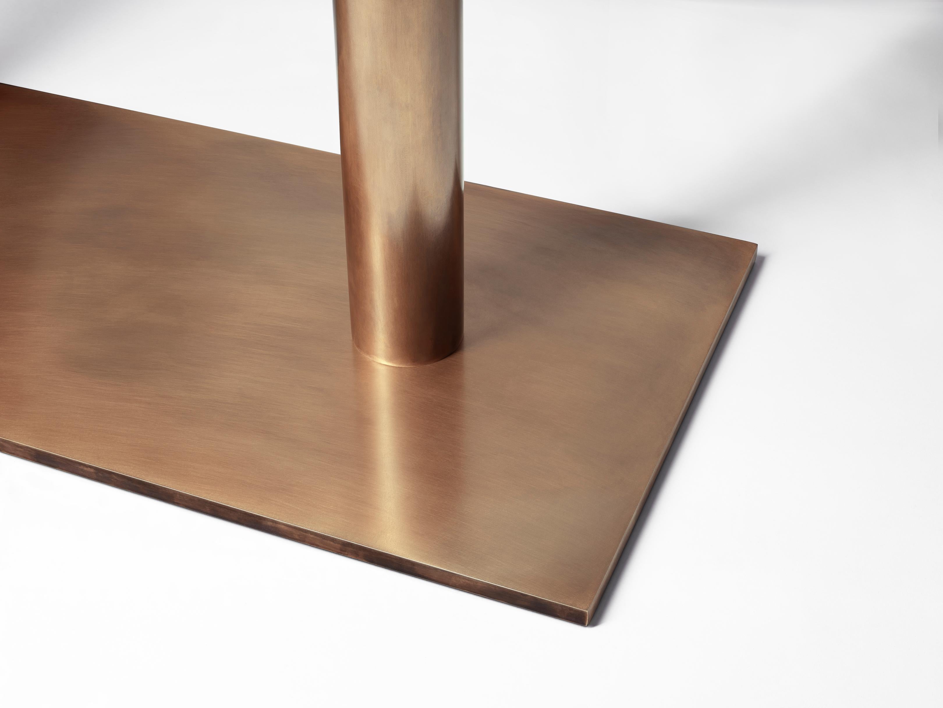 Bronze Table basse en marbre de Jonathan Hansen en vente