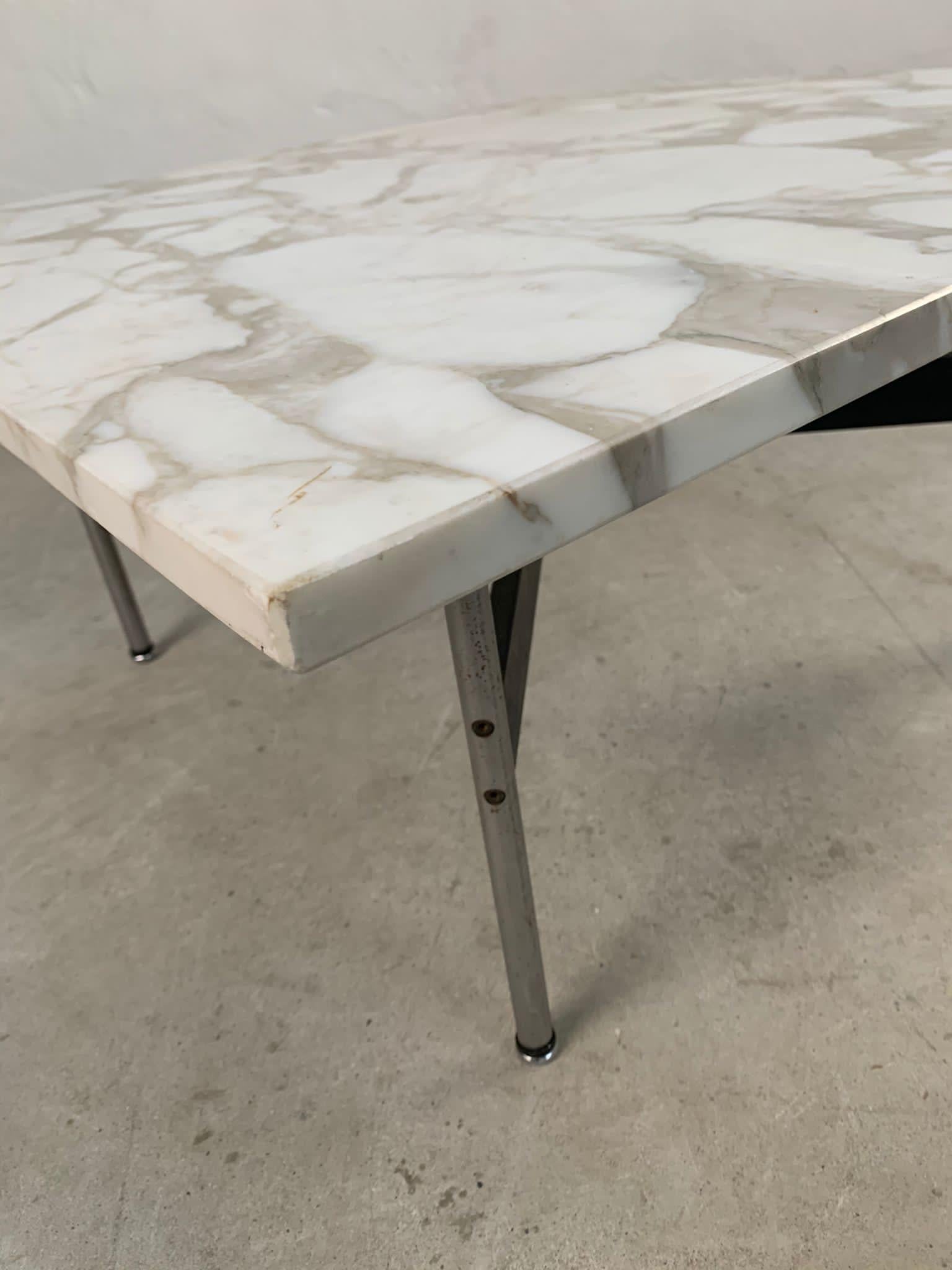 Marble low table by W. Katavolos, R. Little and D. Kelley by ICF, italy, 1970s For Sale 3