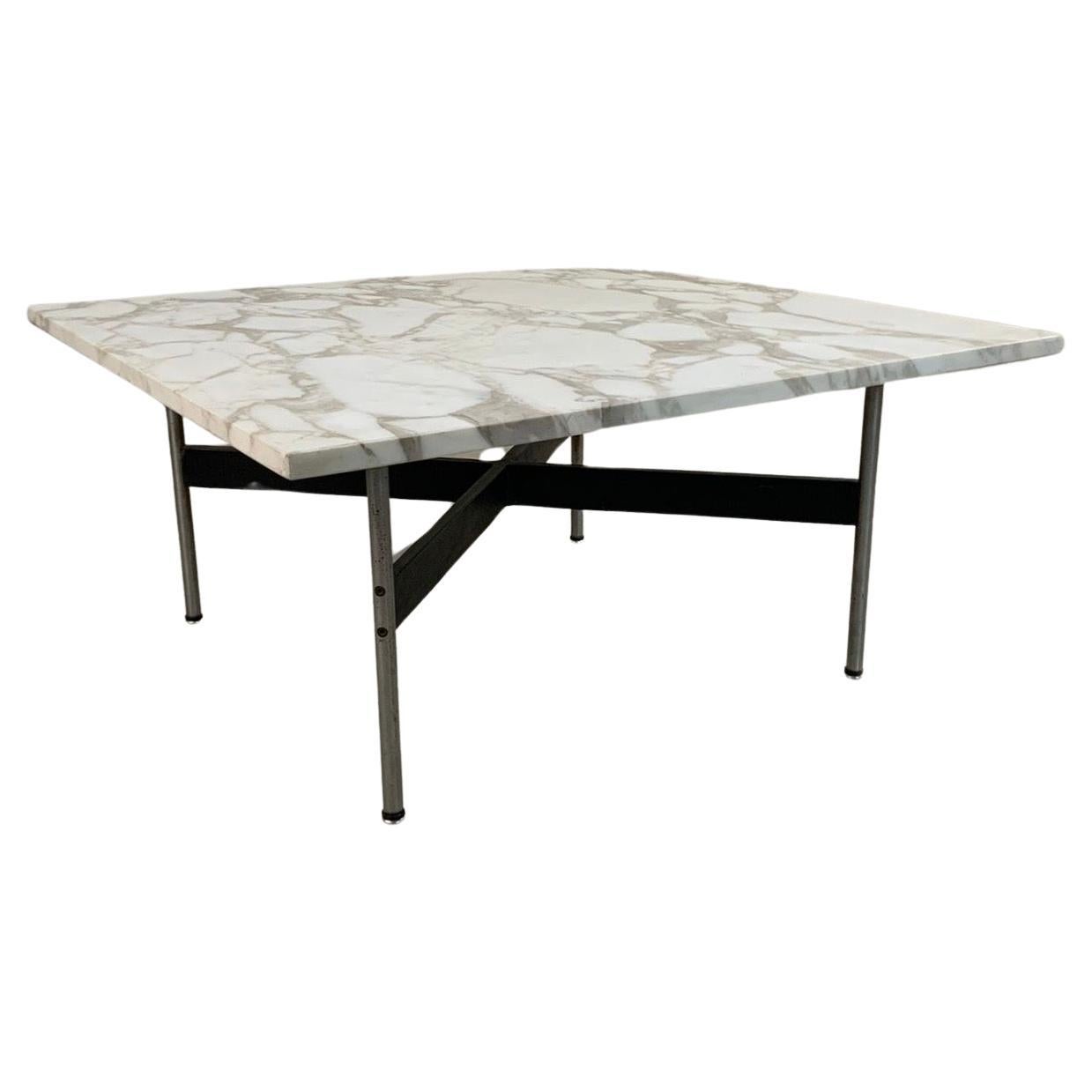 Marble low table by W. Katavolos, R. Little and D. Kelley by ICF, italy, 1970s For Sale