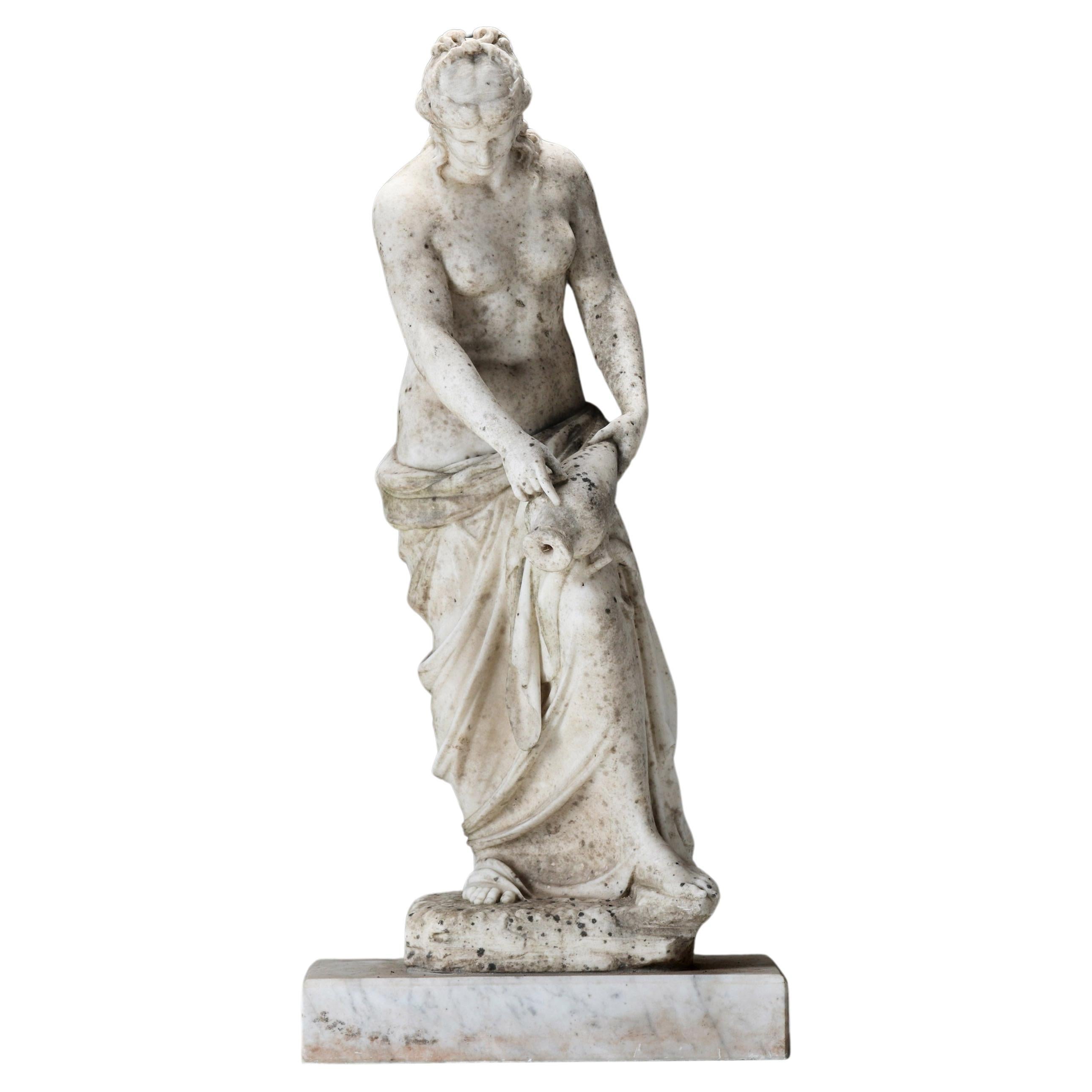 Marble Maiden, c.1890 For Sale